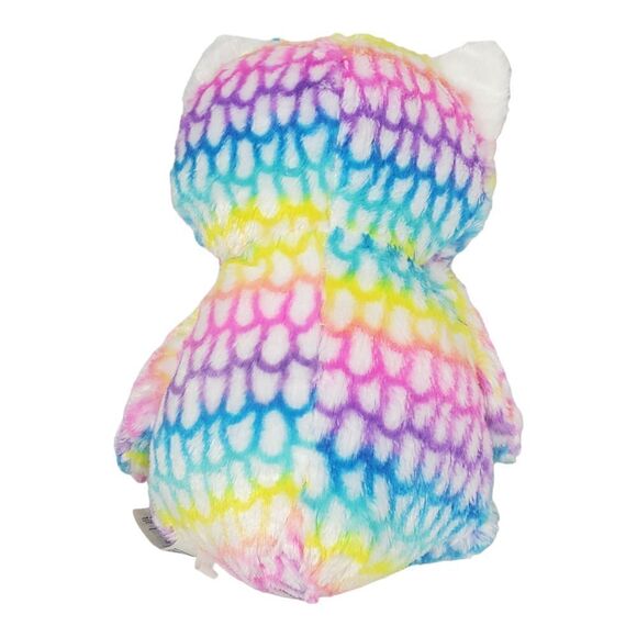 Build A Bear Spotted Owl Plush Tie Dye Bird Pastel Rainbow Colorful BABW 17" - Picture 2 of 12